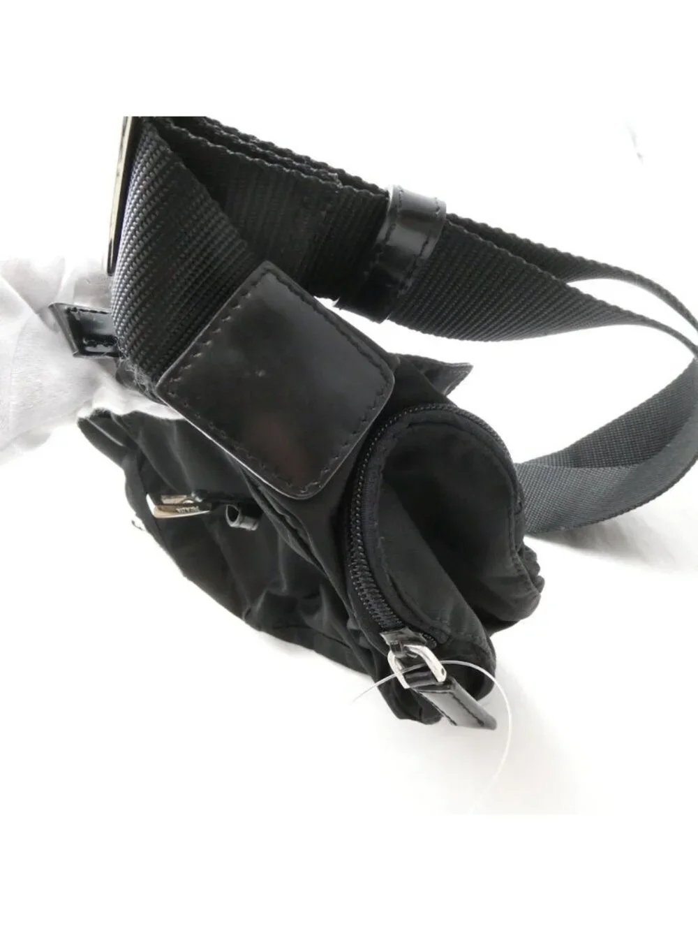 Prada Shoulder Bag Nylon Triangle Logo